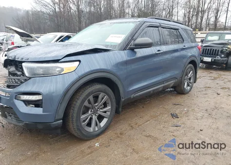 2021 Ford Explorer Xlt z USA, uszkodzony, nr VIN 1FMSK8DHXMGB29924